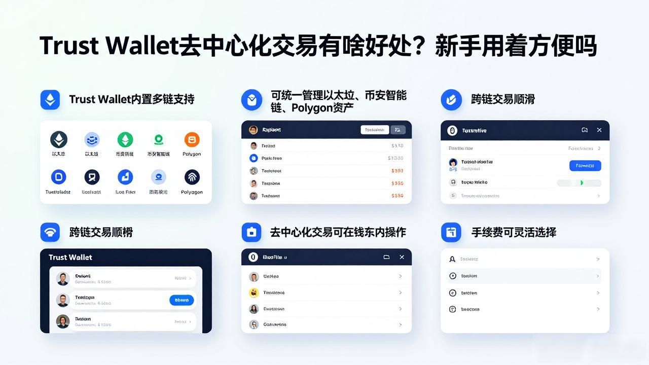 Trust Wallet去中心化交易有啥好处?新手用着方便吗