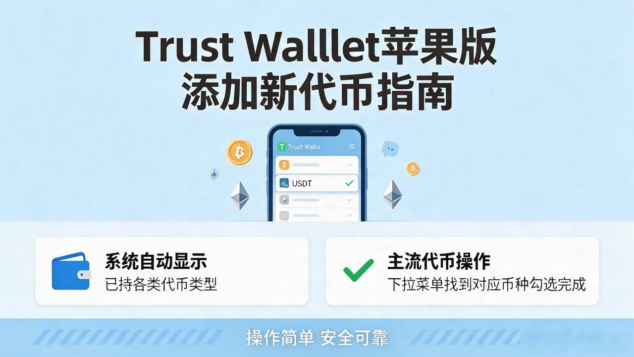 Trust Wallet苹果版添加新代币完整指南