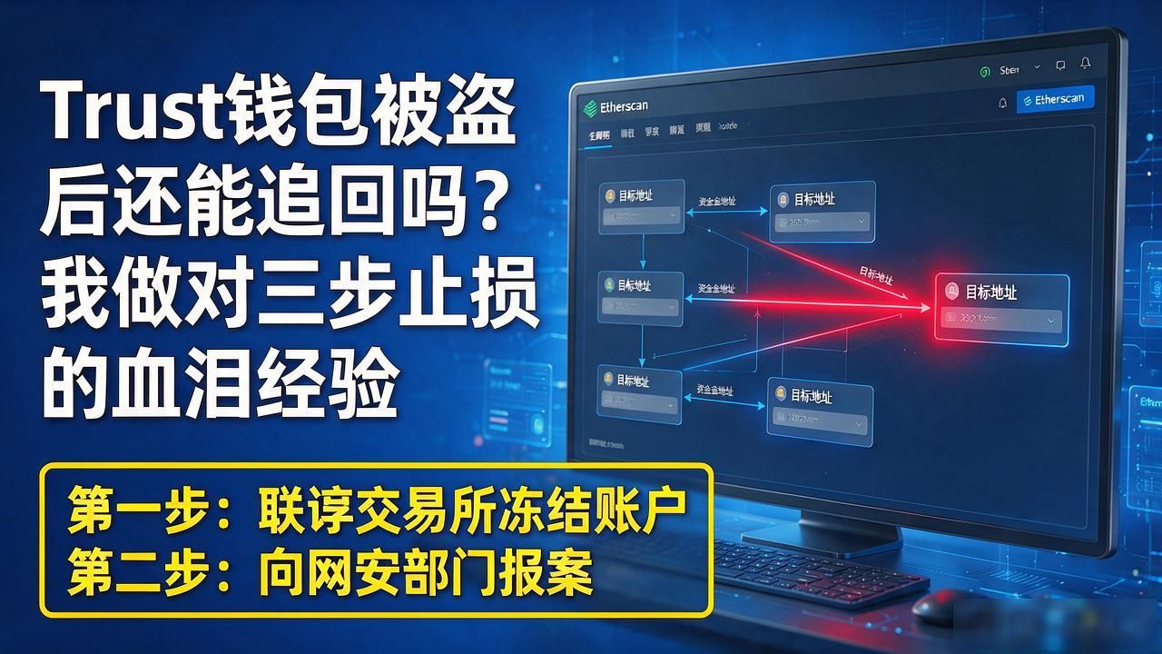 Trust钱包被盗后还能追回吗?我做对三步止损的血泪经验