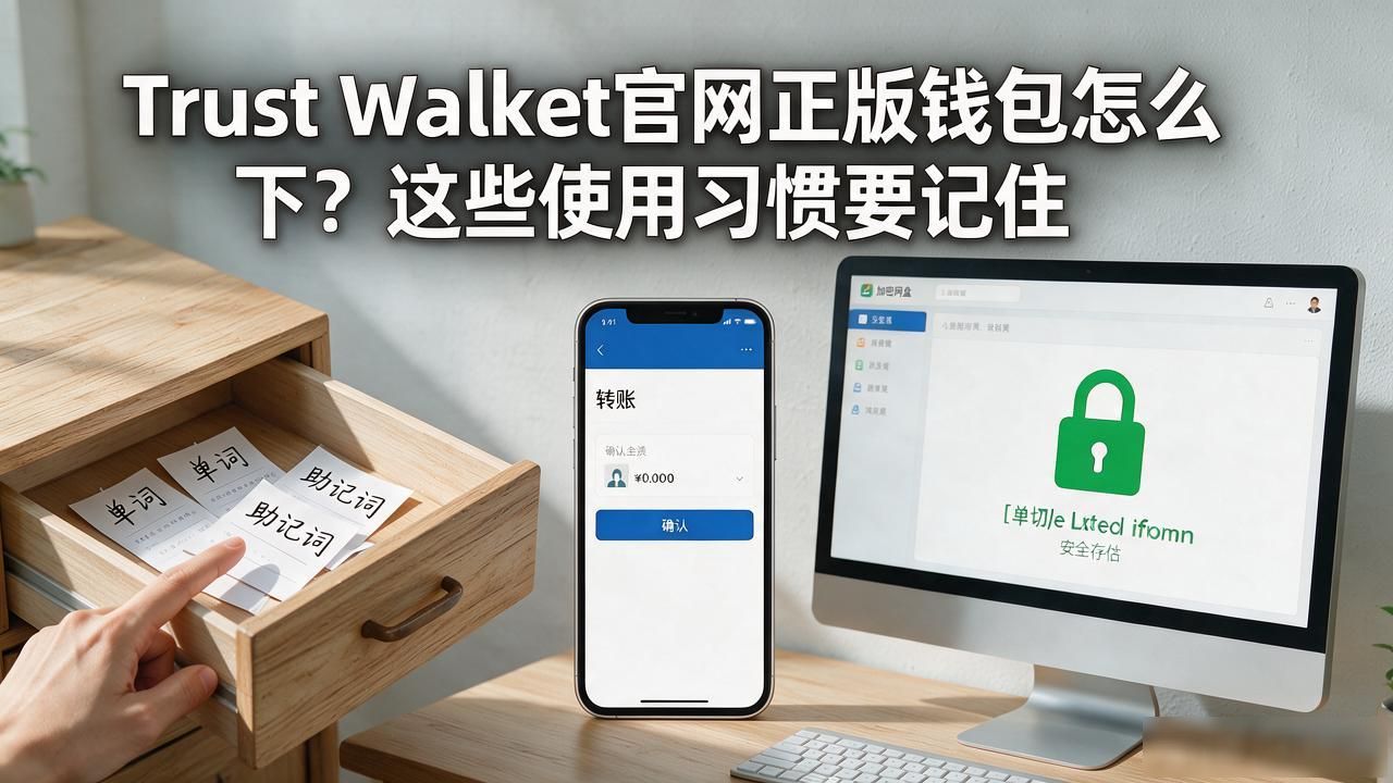 Trust Wallet官网正版钱包怎么下？这些使用习惯要记住