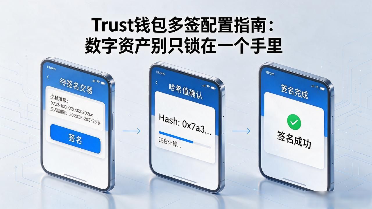 Trust钱包多签配置指南：数字资产别只锁在一个手里
