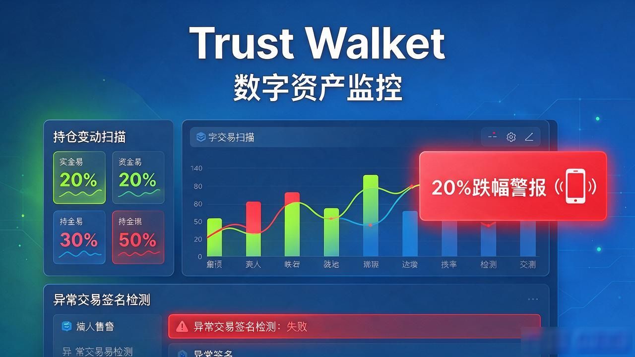 Trust Wallet 官网里的数字资产监控，看完就明白