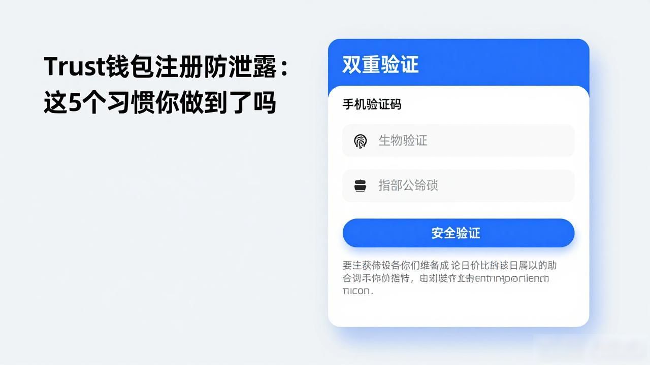Trust钱包注册防泄露：这5个习惯你做到了吗
