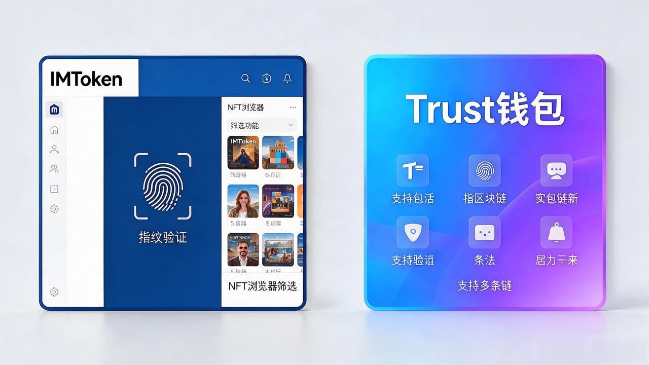 trust钱包和imtoken Trust钱包和IMToken哪个更顺手？用了大半年的大白话