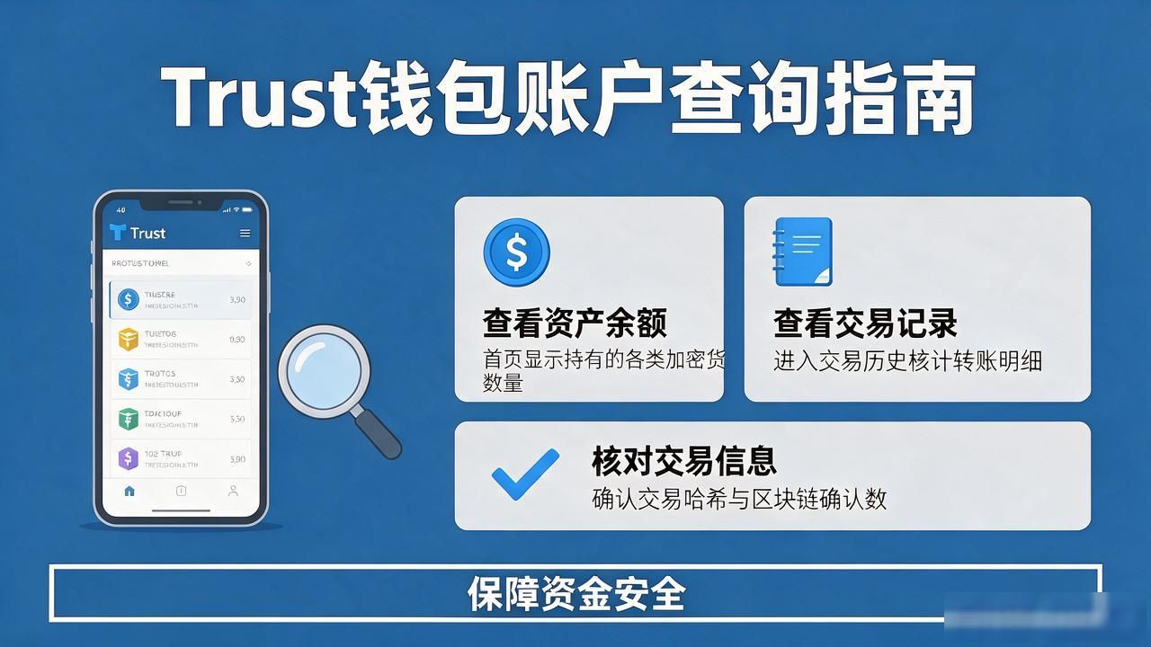 Trust钱包注册后，怎么查账户状况？