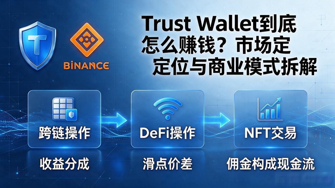Trust Wallet到底怎么赚钱？市场定位与商业模式拆解
