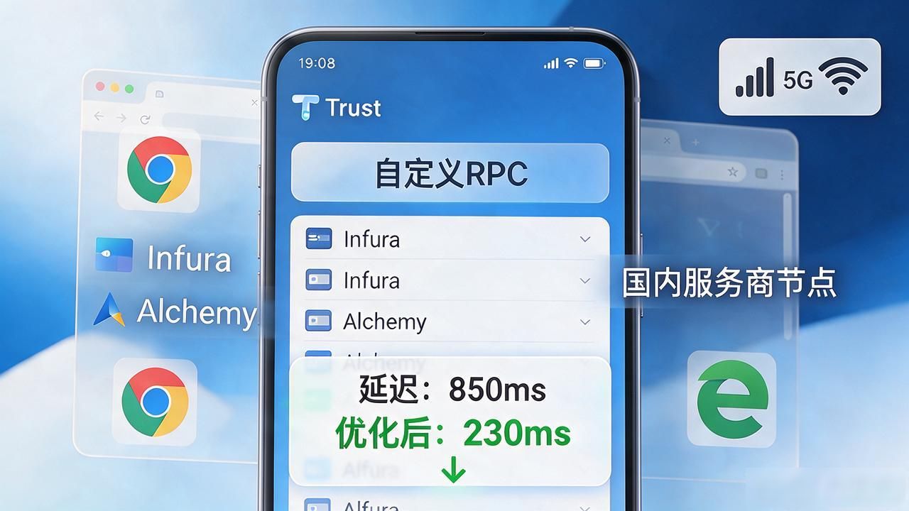 Trust钱包网络卡?我换了节点、清了缓存,终于不卡了