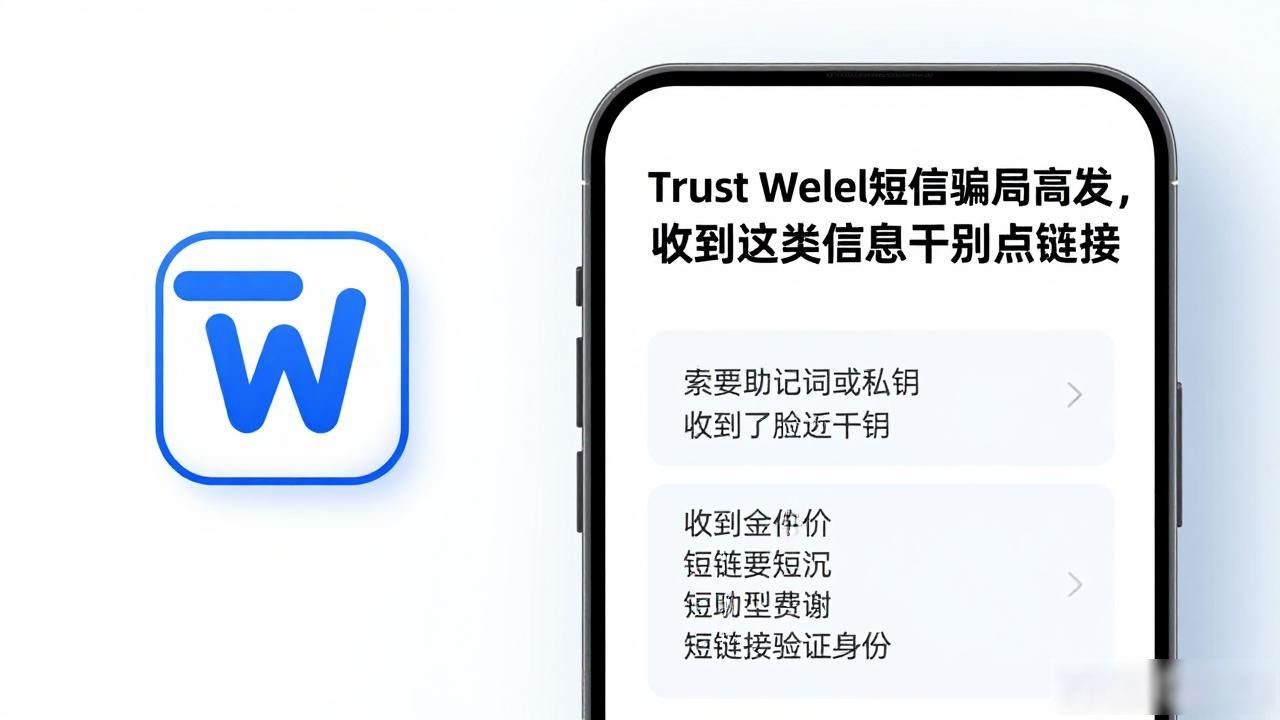Trust Wallet短信骗局高发，收到这类信息千万别点链接
