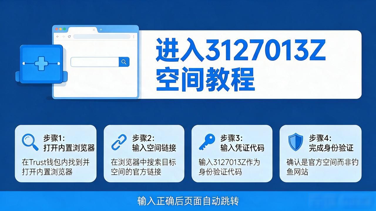 Trust钱包3127013Z空间怎么进？手把手教你操作