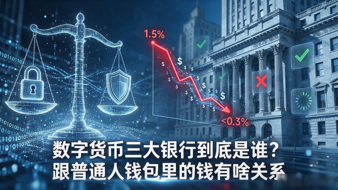 数字货币三大银行到底是谁？跟普通人钱包里的钱有啥关系