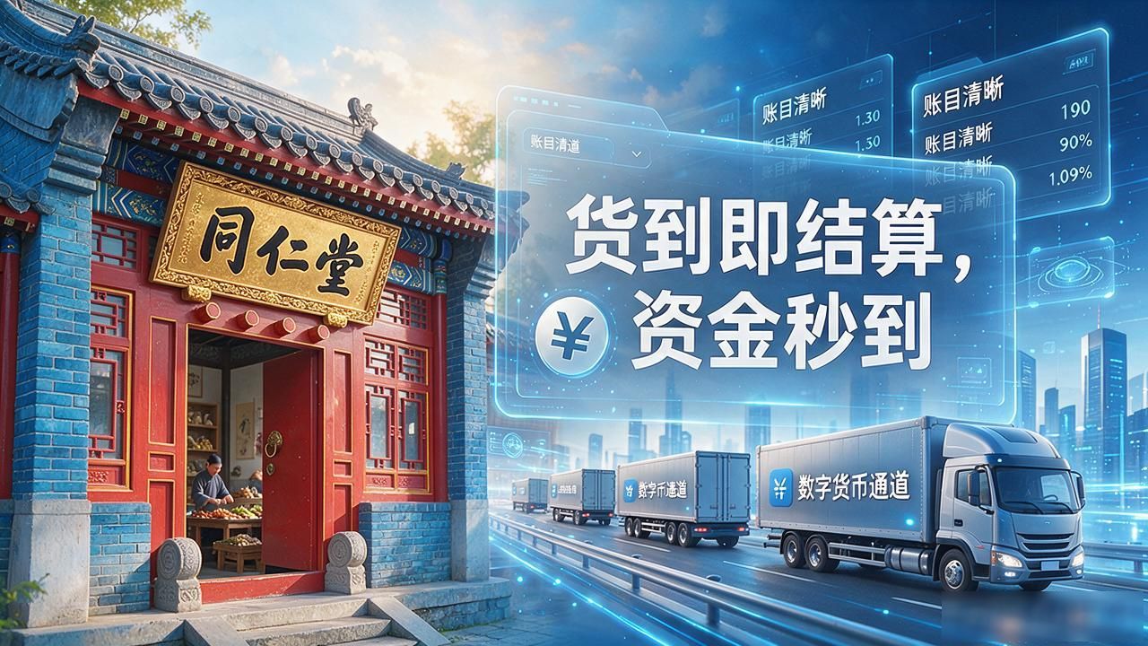 同仁堂门店能用数字货币了吗，老字号接入数字人民币啥进展
