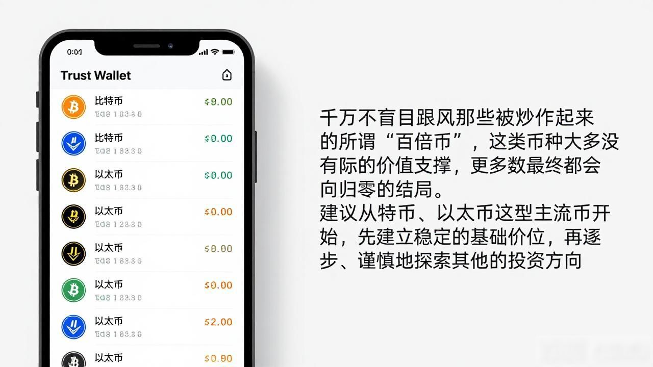Trust Wallet苹果版怎么挑币种？看完这篇就懂了