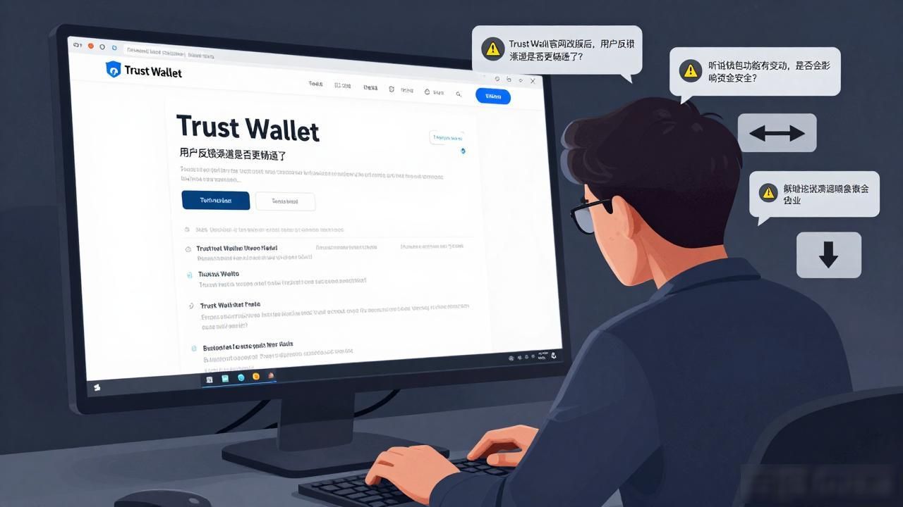 Trust Wallet 官网改版后，用户反馈渠道是否更畅通了？