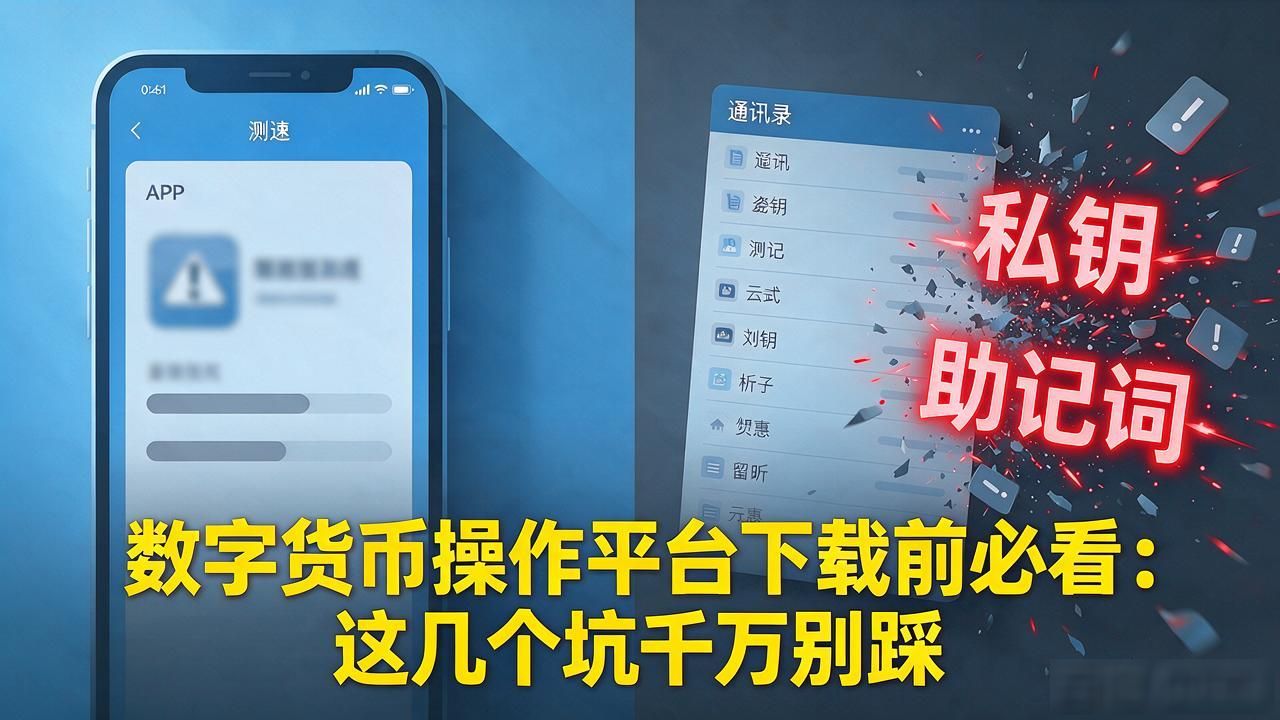 数字货币操作平台下载前必看：这几个坑千万别踩