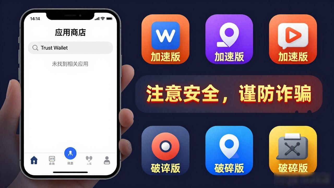 应用商店搜不到Trust Wallet？这几类下载陷阱千万别踩