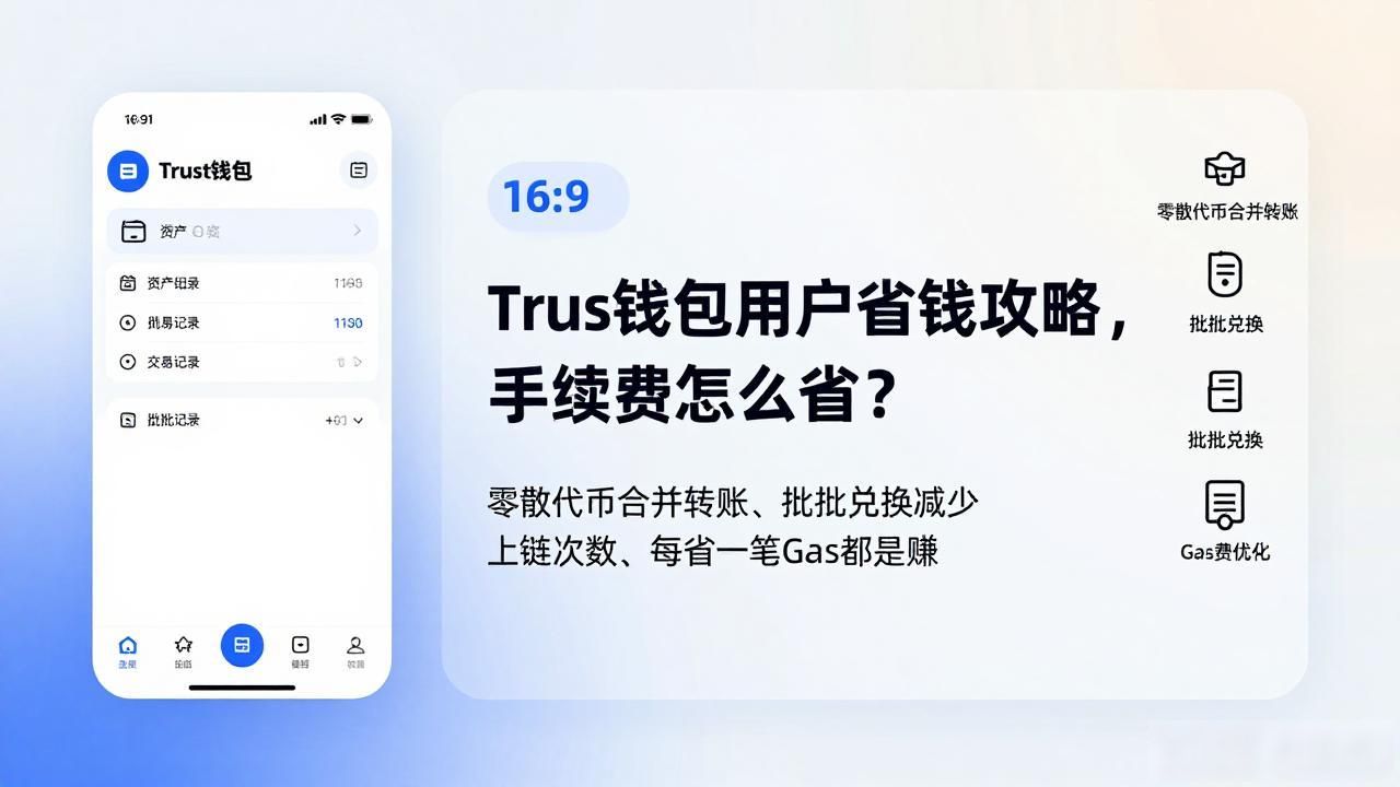 Trust钱包用户省钱攻略，手续费怎么省？