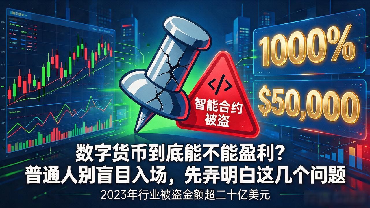 数字货币到底能不能盈利？普通人别盲目入场，先弄明白这几个问题