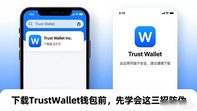 下载Trust Wallet钱包前，先学会这三招防伪