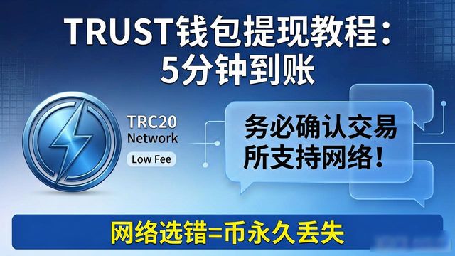 TRUST钱包提现教程：5分钟到账
