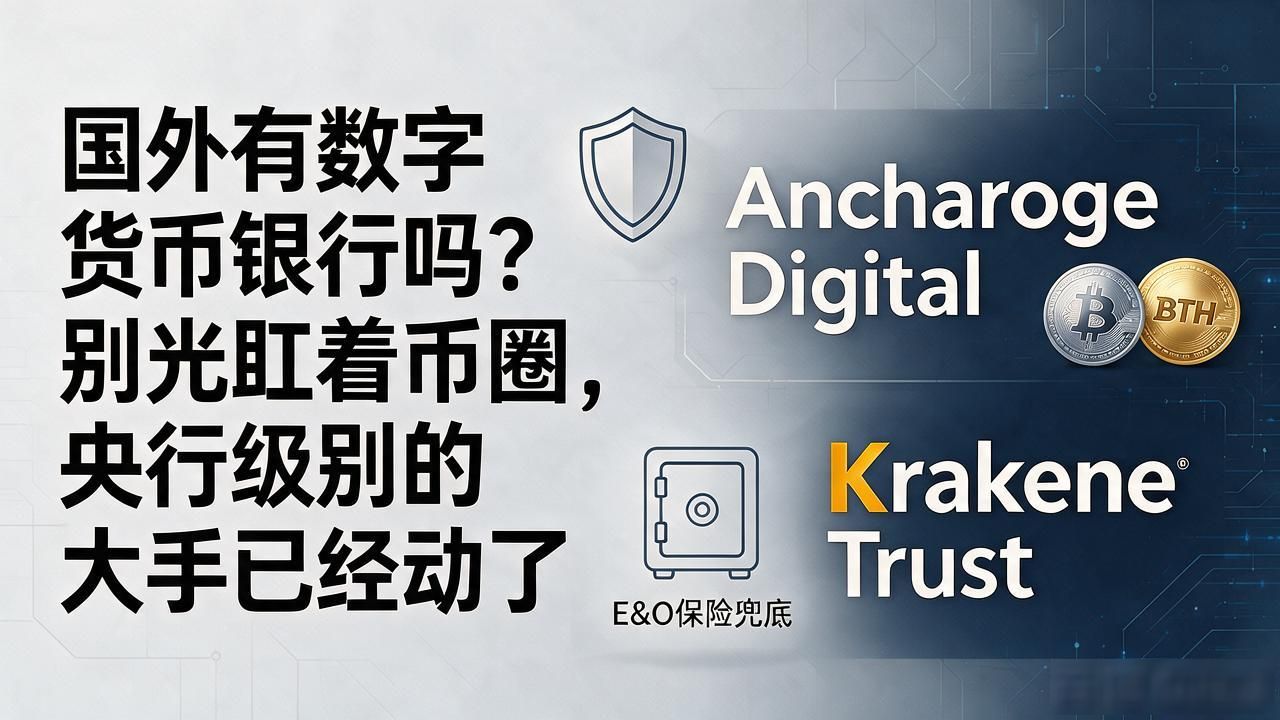 国外有数字货币银行吗？别光盯着币圈，央行级别的大手已经动了