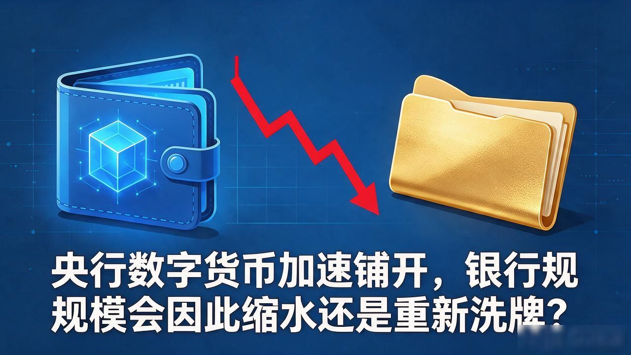 央行数字货币加速铺开，银行规模会因此缩水还是重新洗牌？