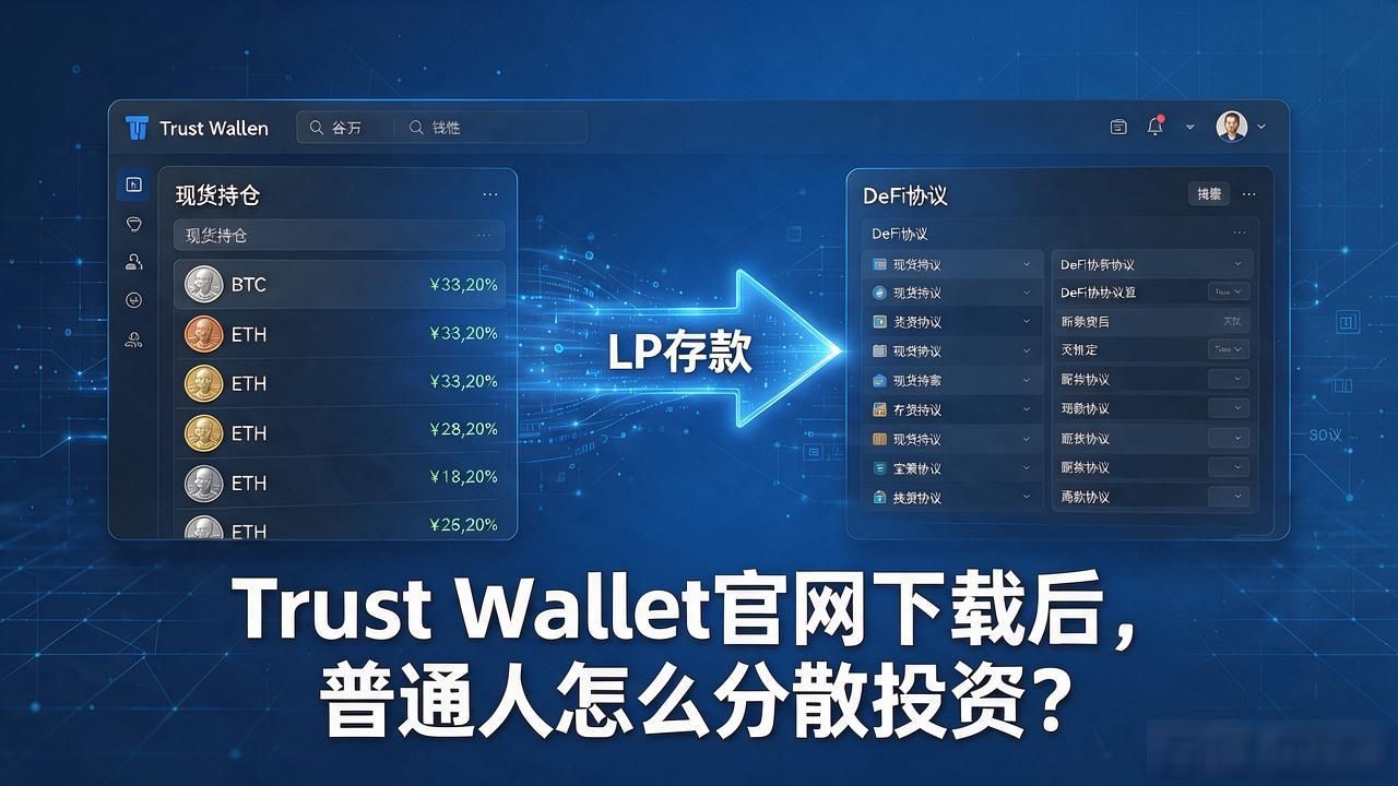 Trust Wallet官网下载后，普通人怎么分散投资？