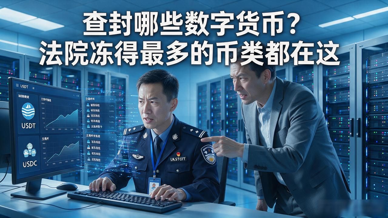 查封哪些数字货币？法院冻得最多的币类都在这