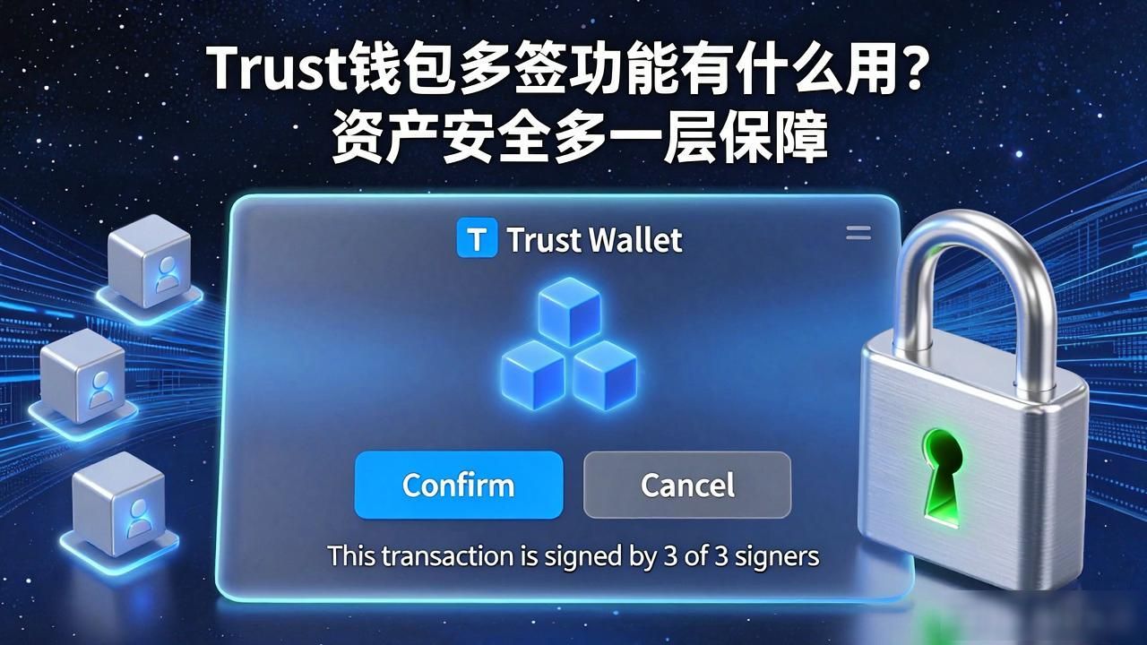 Trust钱包多签功能有什么用？资产安全多一层保障