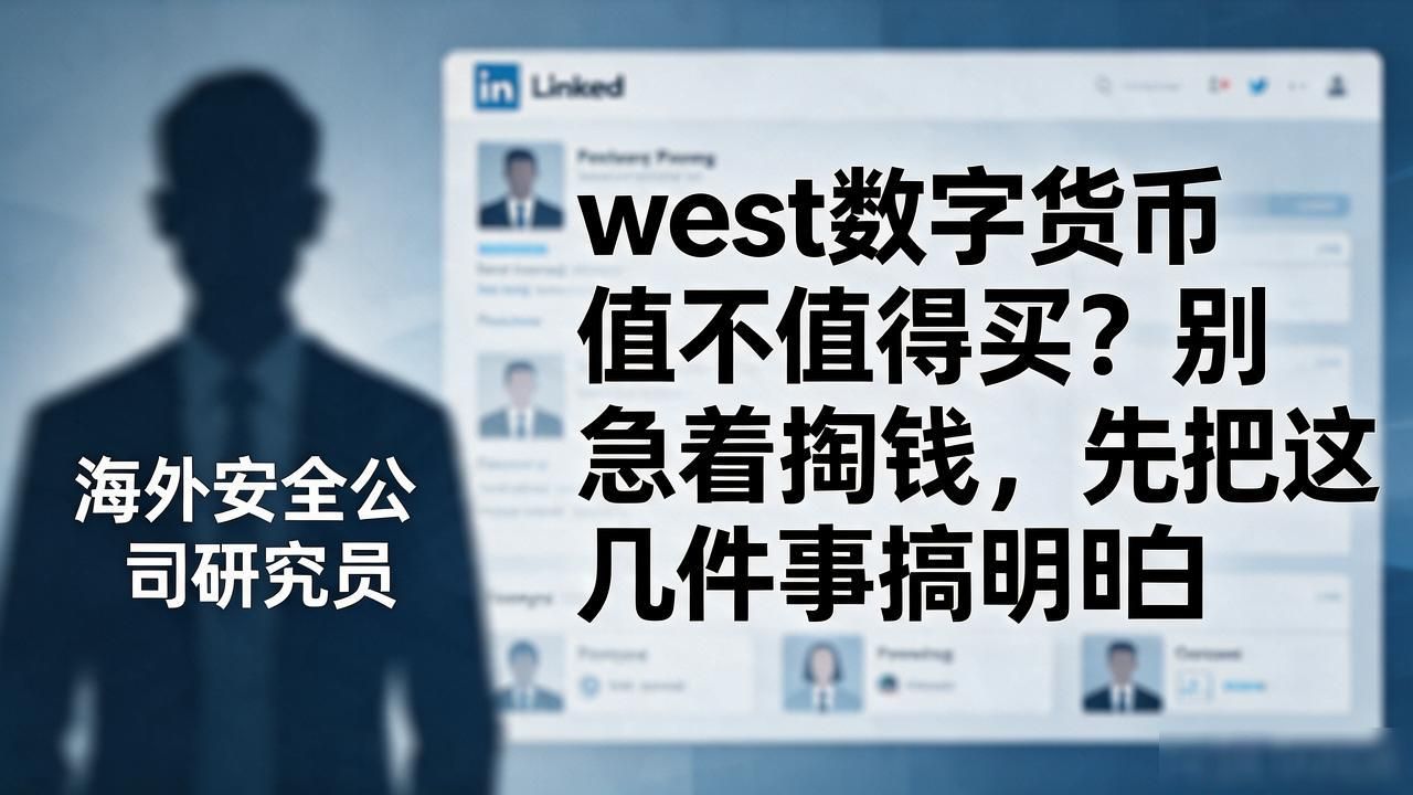 west数字货币值不值得买？别急着掏钱，先把这几件事搞明白