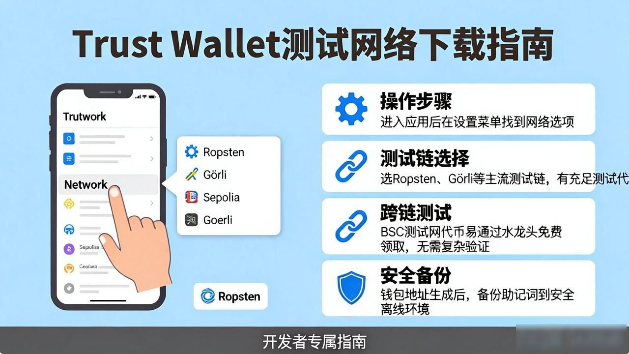 Trust Wallet测试网络版本怎么下载？开发者看这篇就够