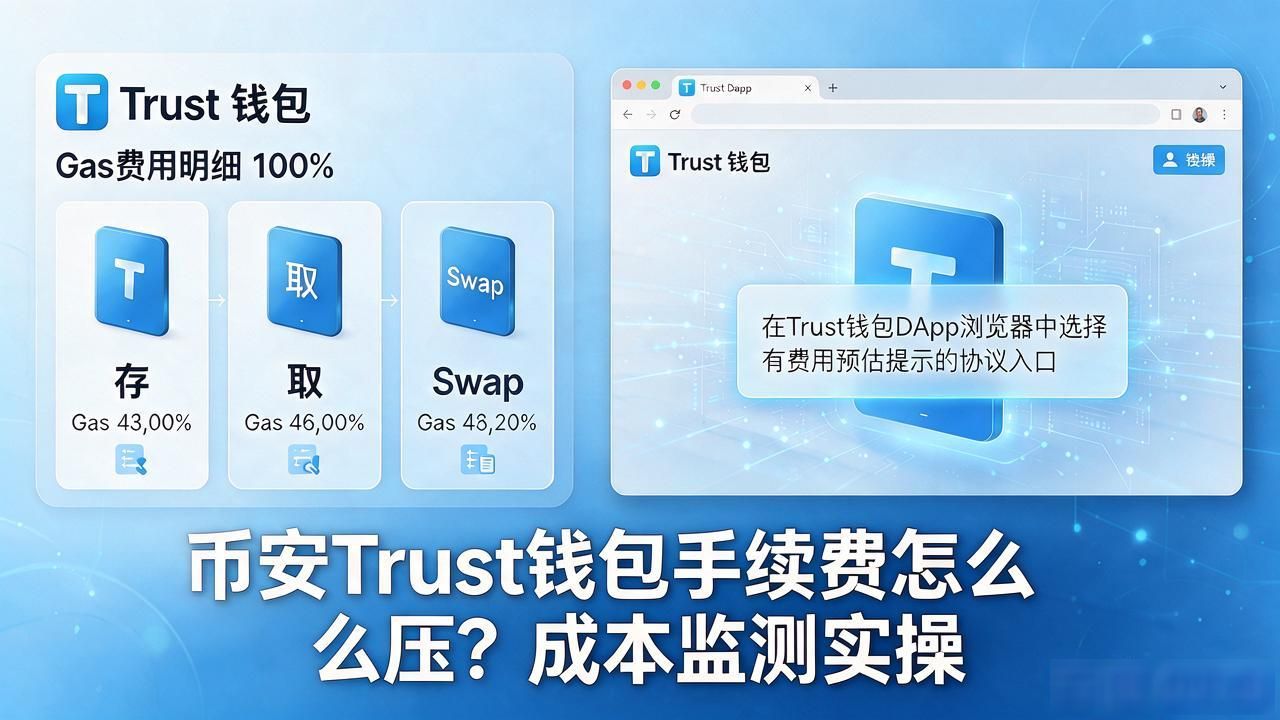 币安Trust钱包手续费怎么压?成本监测实操