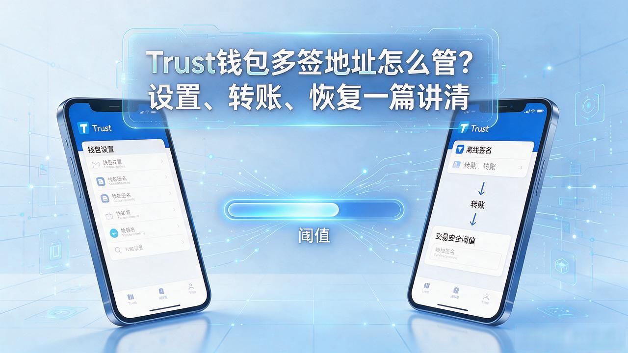 Trust钱包多签地址怎么管?设置、转账、恢复一篇讲清