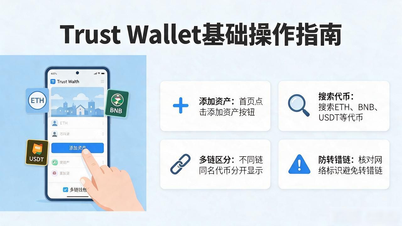 Trust Wallet刚下载?这几个基本操作先搞定