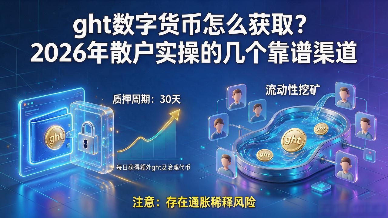 ght数字货币怎么获取？2026年散户实操的几个靠谱渠道