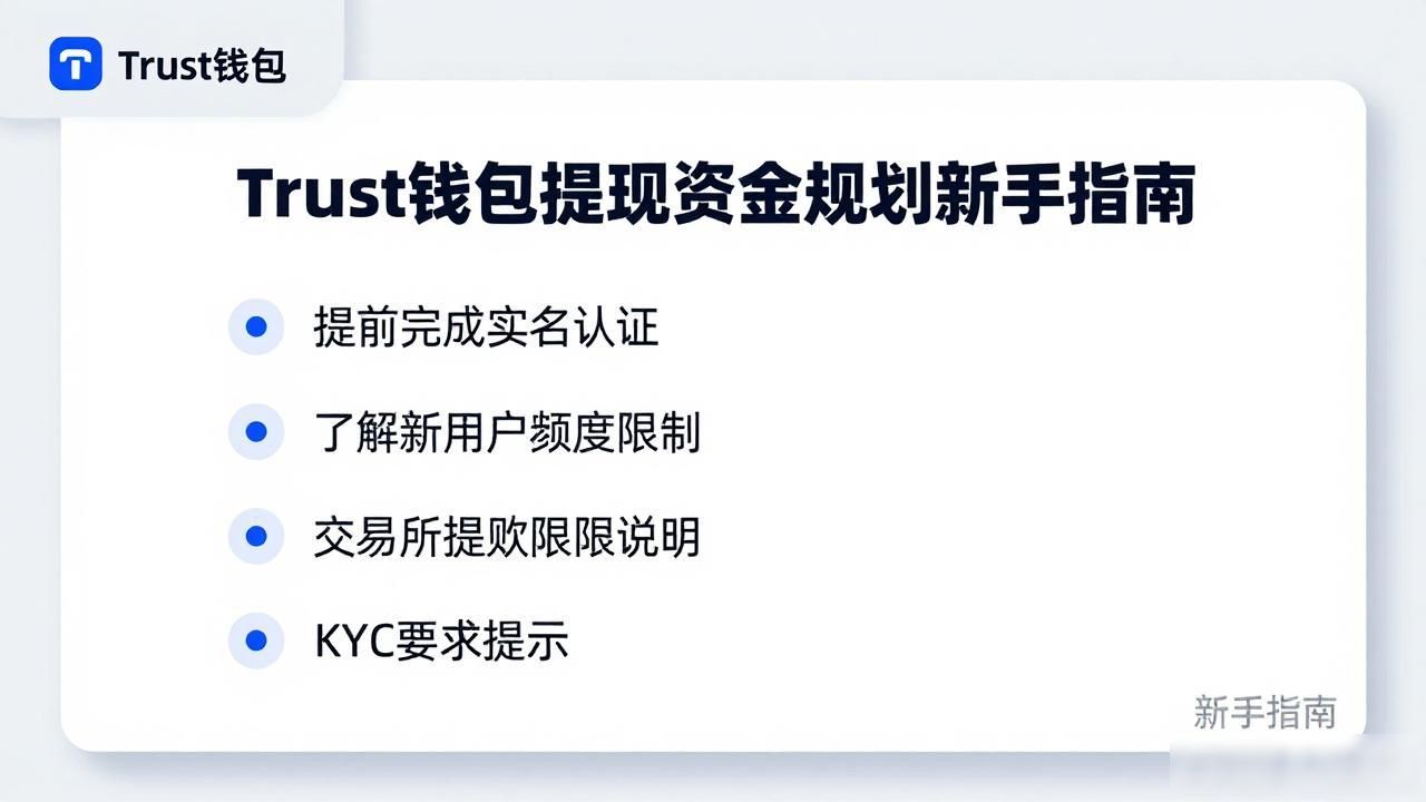 Trust钱包提现如何规划资金？新手必看指南