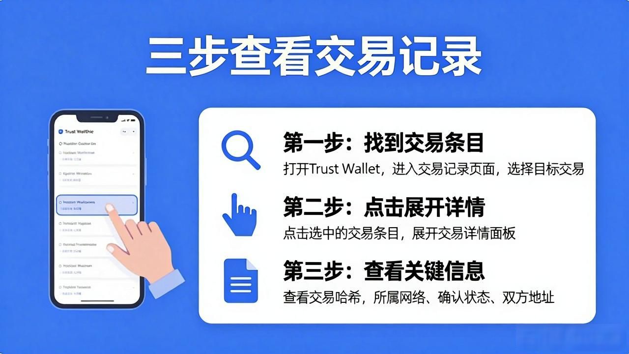 Trust Wallet新版查交易历史？三步轻松搞定！