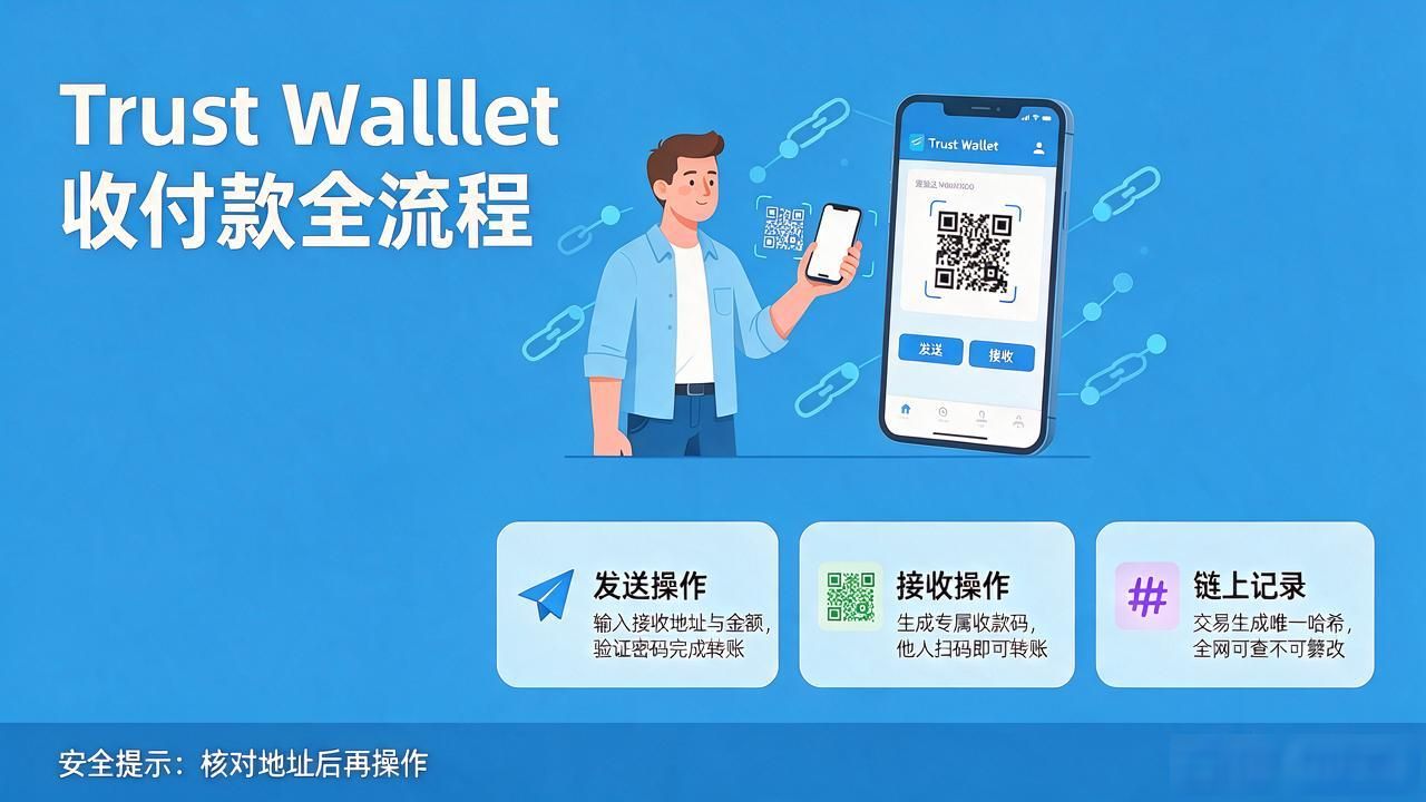 Trust Wallet怎么跟海外用户互动？收付款聊天全讲清