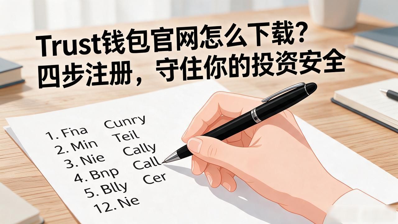 Trust钱包官网怎么下载？四步注册，守住你的投资安全