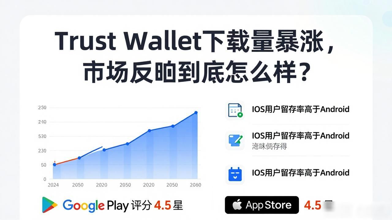 Trust Wallet下载量暴涨,市场反响到底怎么样?