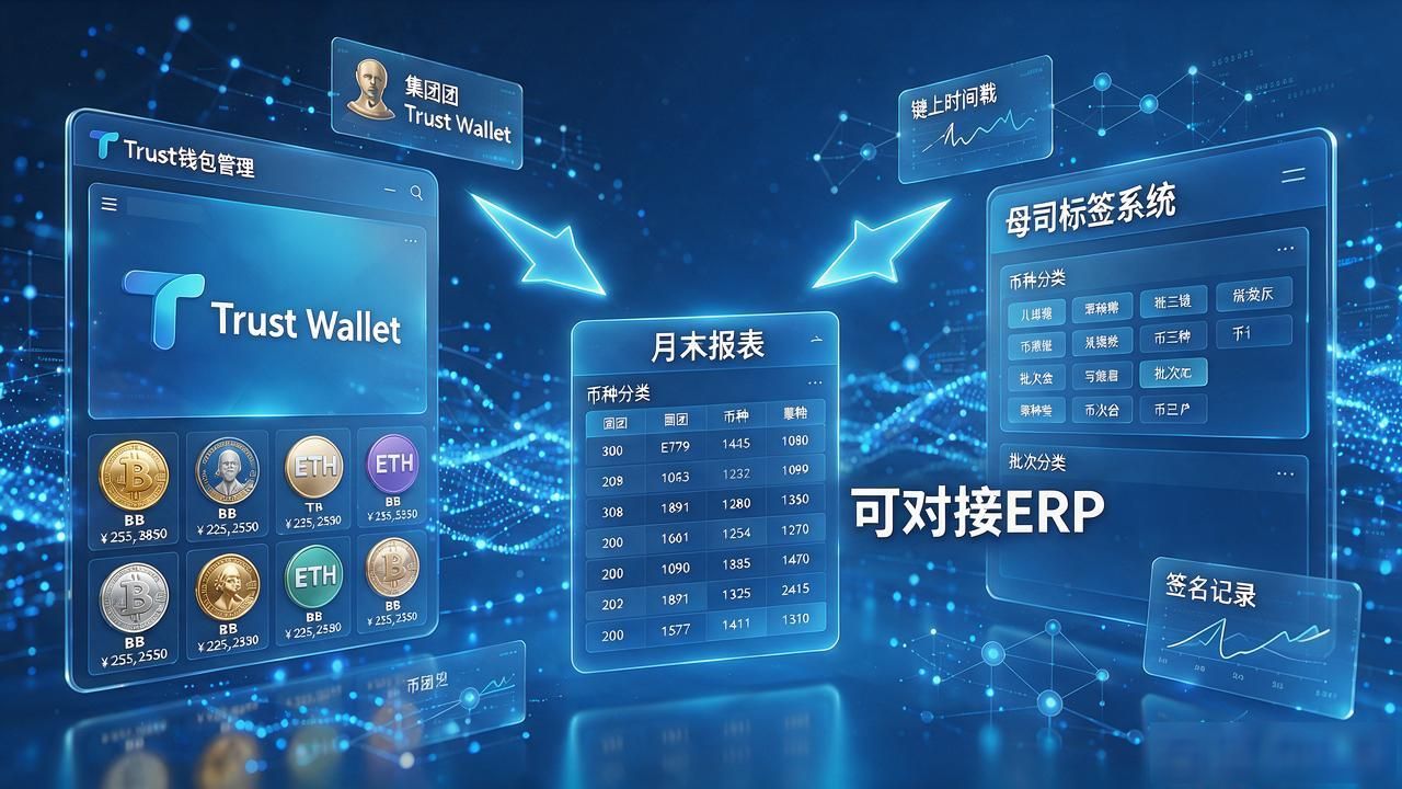 企业数字资产怎么管？Trust钱包从初创到上市都能用