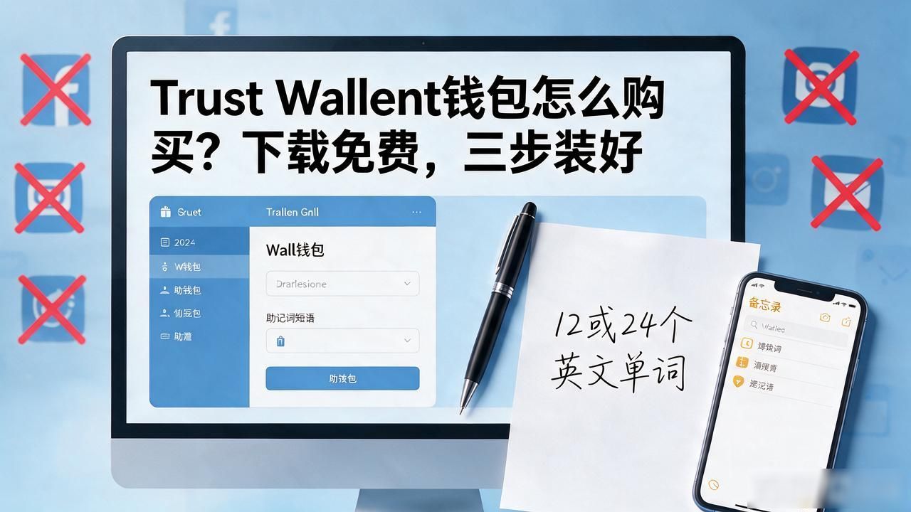 trust wallet钱包怎么购买？下载免费，三步装好