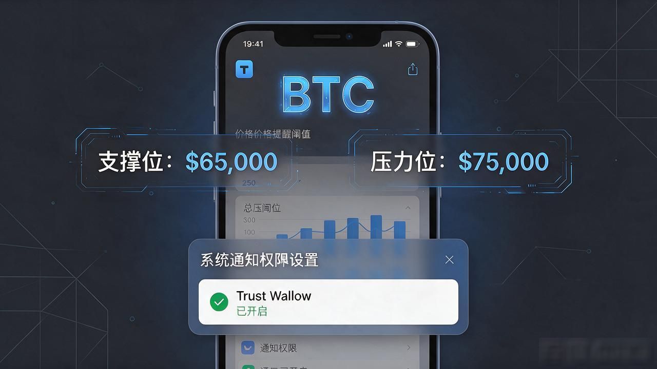 Trust Wallet通知提醒怎么设，重要交易一条别漏